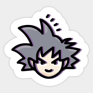 Goku Face Icon Sticker